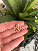 Load image into Gallery viewer, Fluted Paw Print Charm