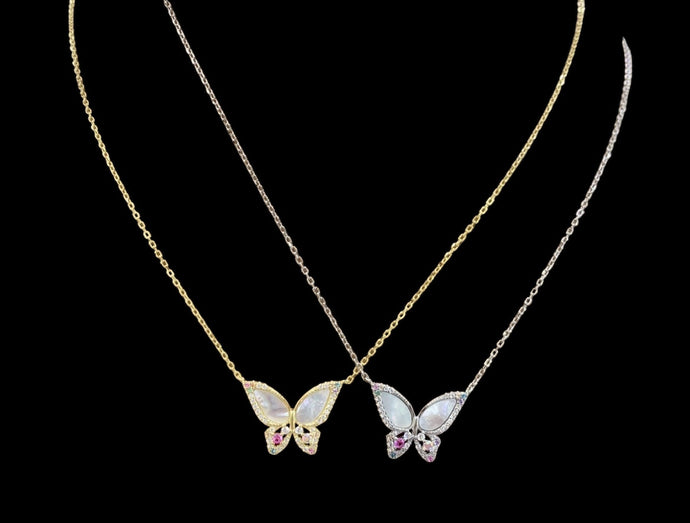 Mother of Pearl Colored Butterfly