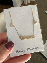 Load image into Gallery viewer, Pave Script Nameplate