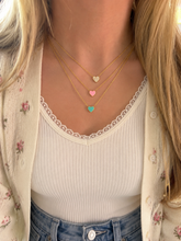 Load image into Gallery viewer, Reversible Enamel and CZ Stone Necklace