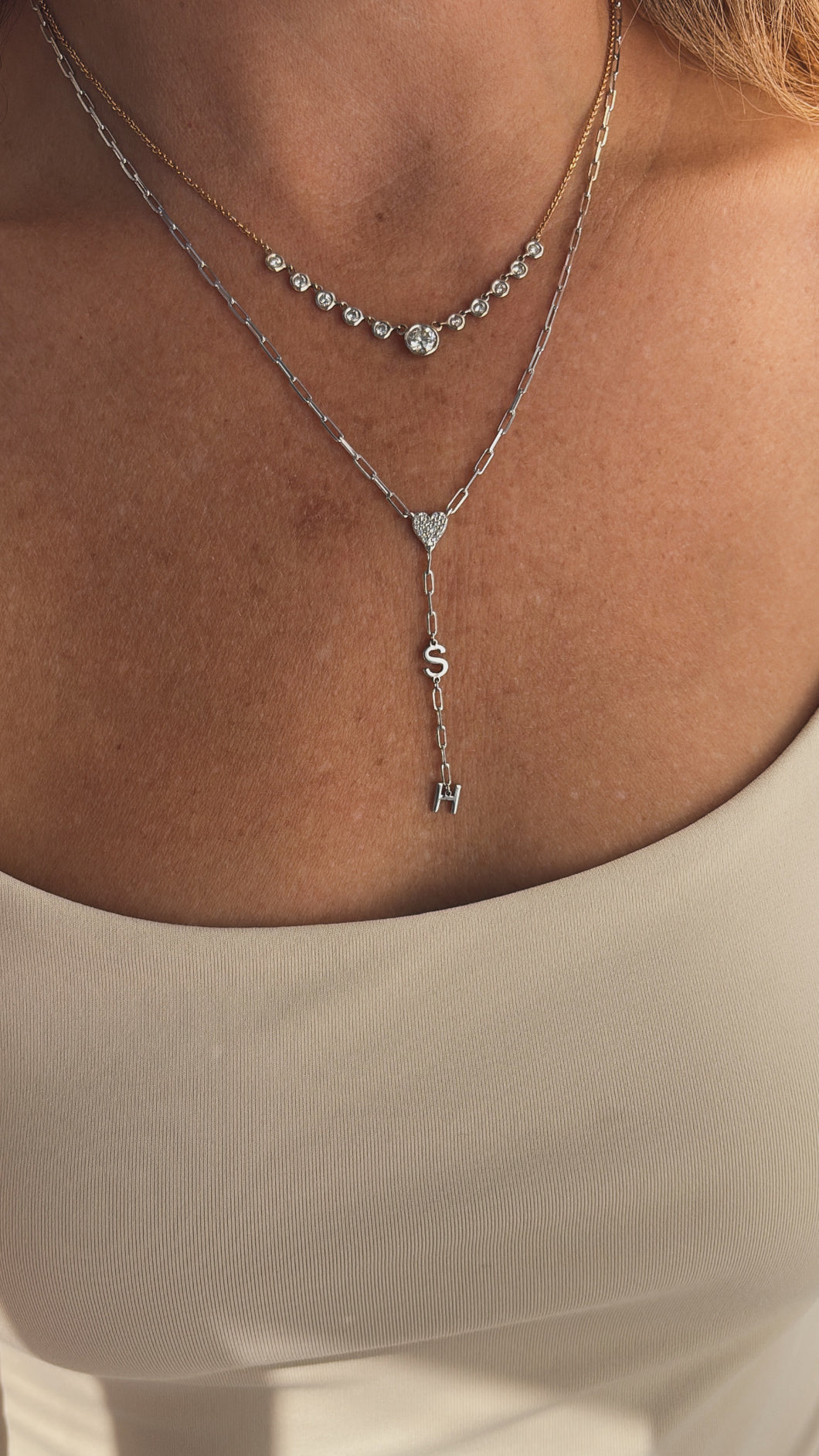 Initial Lariat on Paperclip Chain