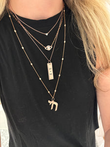 Oversized Chai Charm