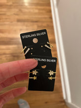 Load image into Gallery viewer, Single Post Back Double Earrings