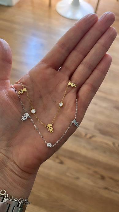 Initial Mom Necklace