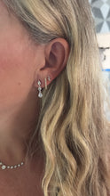 Load image into Gallery viewer, Sterling “Diamond” Drop Earrings
