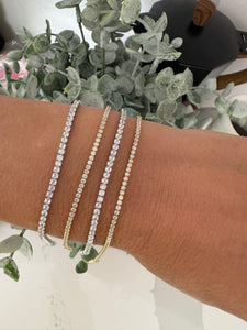 Adjustable Skinny Tennis Bracelet