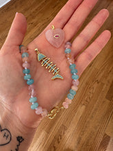 Load image into Gallery viewer, Cotton Candy Charm Necklace