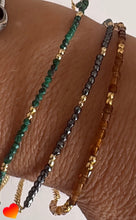 Load image into Gallery viewer, Gemstone and Gold Filled Bracelets