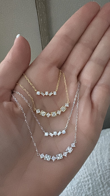 The prettiest “diamond” necklace
