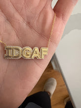 Load image into Gallery viewer, Fluted Bubble Nameplate