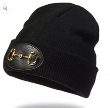Load image into Gallery viewer, Gold Horse-bit Buckle Hat