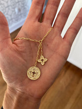 Load image into Gallery viewer, Double Charm Lariat Style Necklace