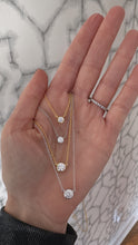 Load image into Gallery viewer, Solitaire CZ Stone Necklace