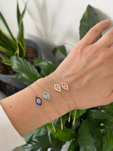 Load image into Gallery viewer, Enamel Evil Eye Bracelet