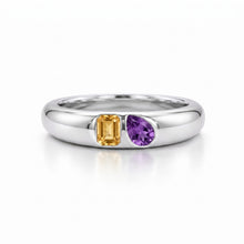 Load image into Gallery viewer, Birthstone Duo Ring
