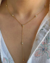 Load image into Gallery viewer, Dainty Y Lariat Necklace