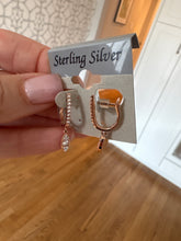Load image into Gallery viewer, Evil Eye Charm Huggies