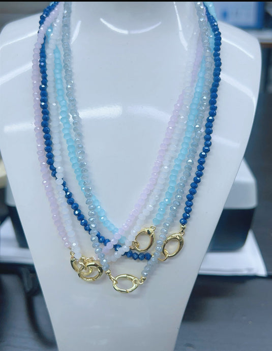 Gemstone Clasp Necklace