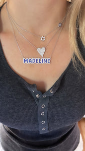 Star of David and Evil Eye Necklace