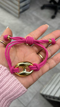 Load image into Gallery viewer, Lights Blue Mariner Link Cord Bracelet