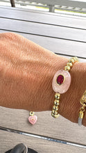 Load image into Gallery viewer, Rose Quartz Beaded Bracelet
