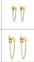 Load image into Gallery viewer, Simple Single Chain Earrings