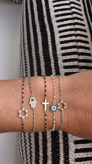 Assorted Dainty Beaded Bracelets