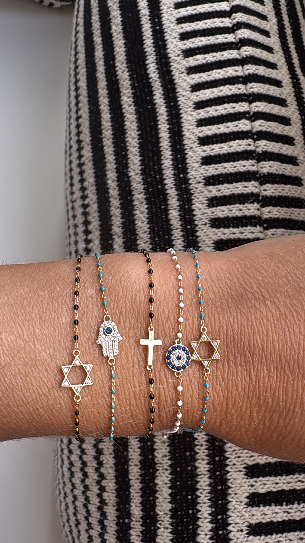 Assorted Dainty Beaded Bracelets