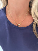 Load image into Gallery viewer, Pave Lobster Clasp Chain