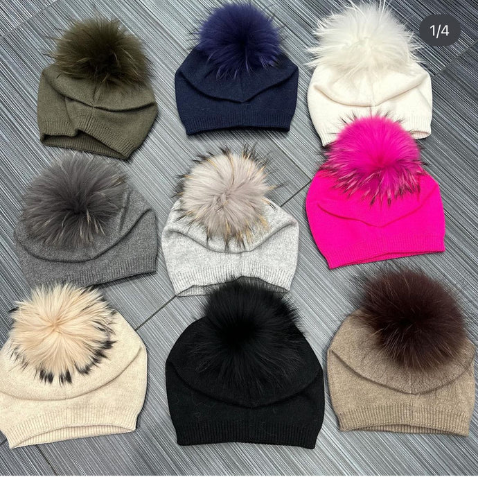 Cashmere Slouch Hat