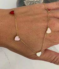 Load image into Gallery viewer, Custom Enamel Heart Necklace