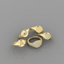 Load image into Gallery viewer, Custom Signet Rings