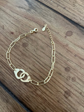 Load image into Gallery viewer, Gold Handcuff Bracelet
