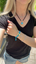 Load image into Gallery viewer, Mariner Puff Pull Tie Bracelet