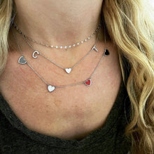 Load image into Gallery viewer, Custom Enamel Heart Necklace