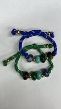 Load image into Gallery viewer, Gemstone Rope Cord Bracelet