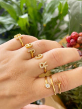 Load image into Gallery viewer, Double Initial Ring