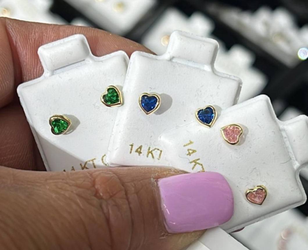 14k pink hearts