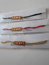 Load image into Gallery viewer, Camp Zip Code Cord Bracelet