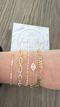 Load image into Gallery viewer, Enamel Evil Eye Bracelet