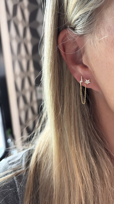 Double Chain Earrings