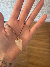 Load image into Gallery viewer, Braided Gemstone Heart