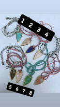 Load image into Gallery viewer, Braided Gemstone Heart