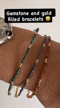 Load image into Gallery viewer, Gemstone and Gold Filled Bracelets