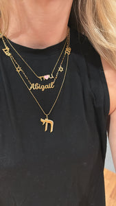 Oversized Chai Charm