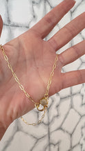 Load image into Gallery viewer, Pave Lobster Clasp Chain
