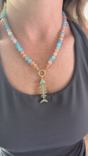 Load image into Gallery viewer, Cotton Candy Charm Necklace