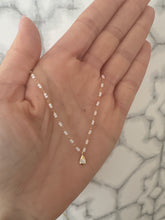 Load image into Gallery viewer, Teardrop Charm on Beaded Chain Necklace