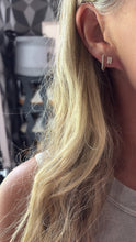 Load image into Gallery viewer, Baguette Cluster Rectangle Studs