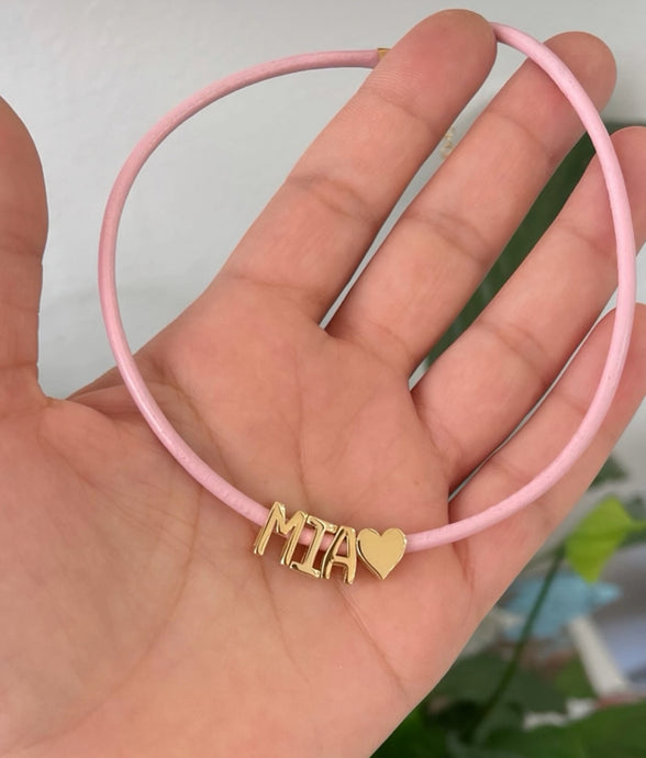 Custom Leather Cord Necklace
